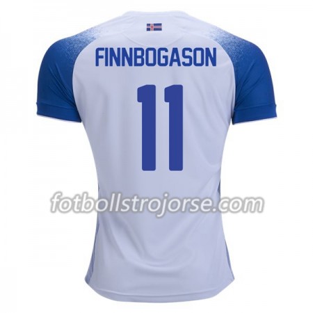 Island Matchtröjor Finnbogason 11 Borta Fotbollströja VM 2018 Island Matchtröjor Finnbogason 11 Borta Fotbollströja VM 2018